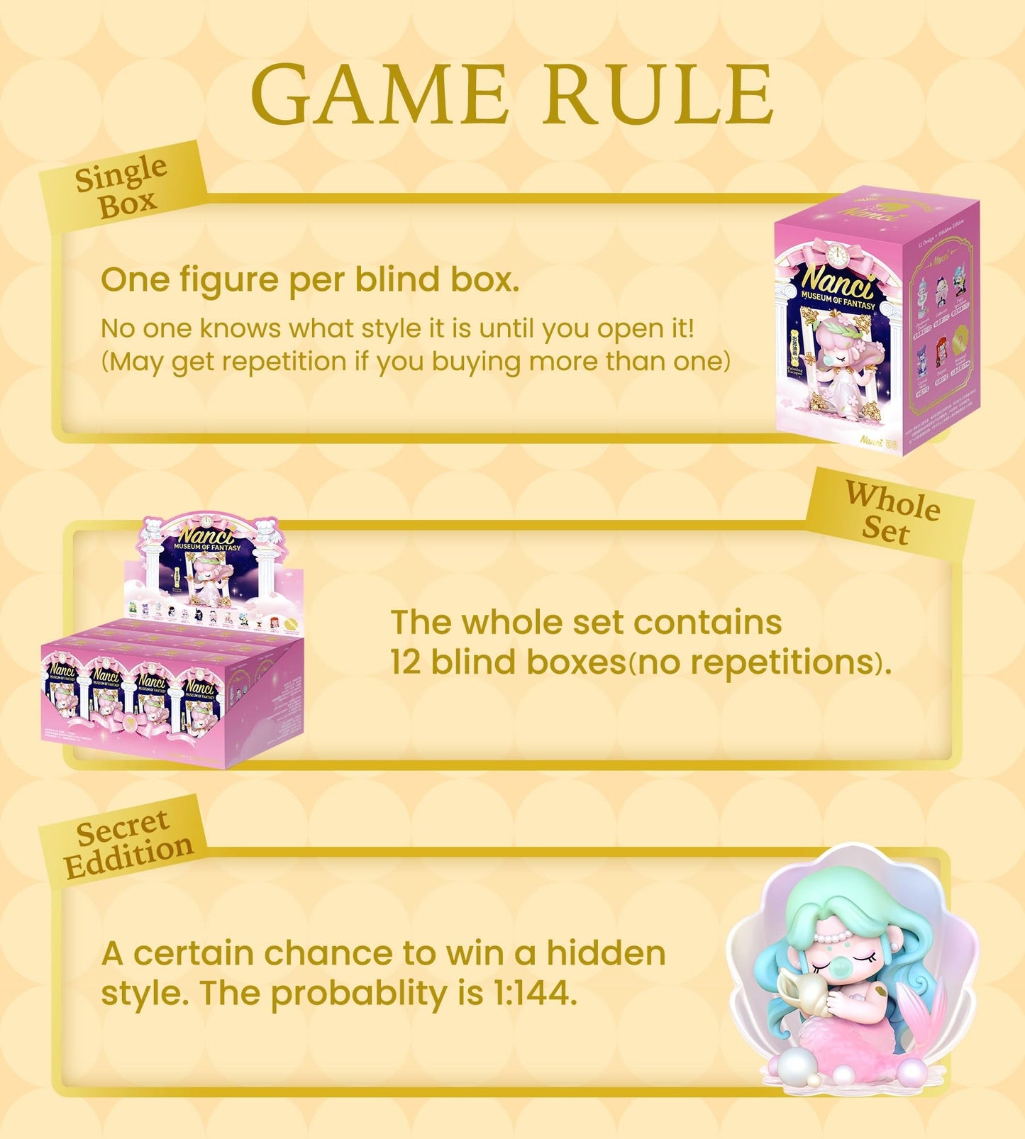 ROBOTIME Nanci Blind Box Cutie (Museum of Fantasy)